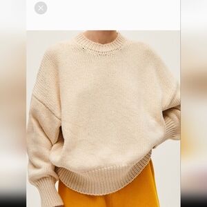 Babaa Women's Cream Sweater No 16 I Believe